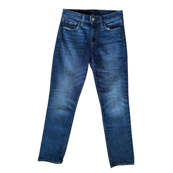 Joe’s Jeans The Lara Mid Rise Cigarette Ankle Jeans Women's Size 24 Medium Wash - Picture 1 of 13